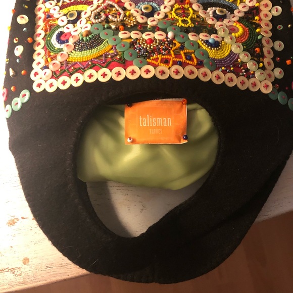 Talisman hand-beaded purse made in Turkey - Picture 5 of 5